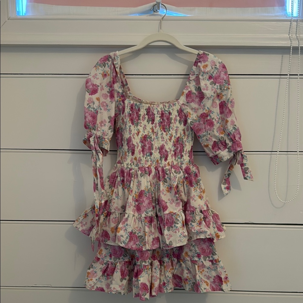 Floral Puff Sleeve Dress